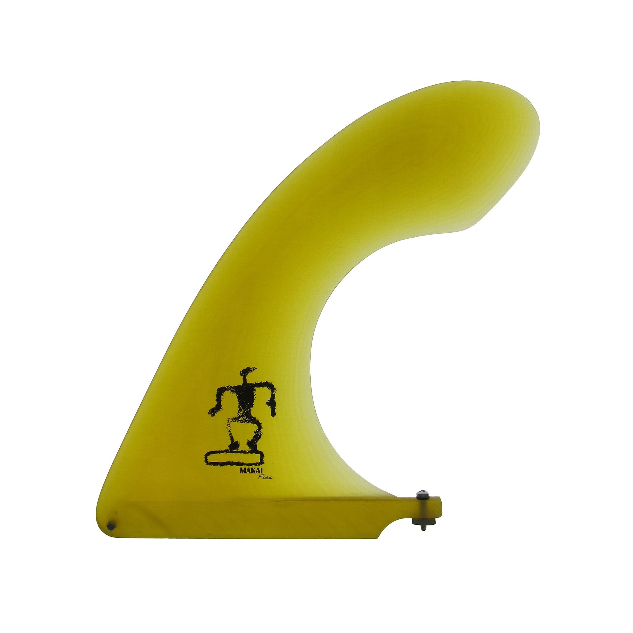 Single Fin The Knob 9.5” - Yellow