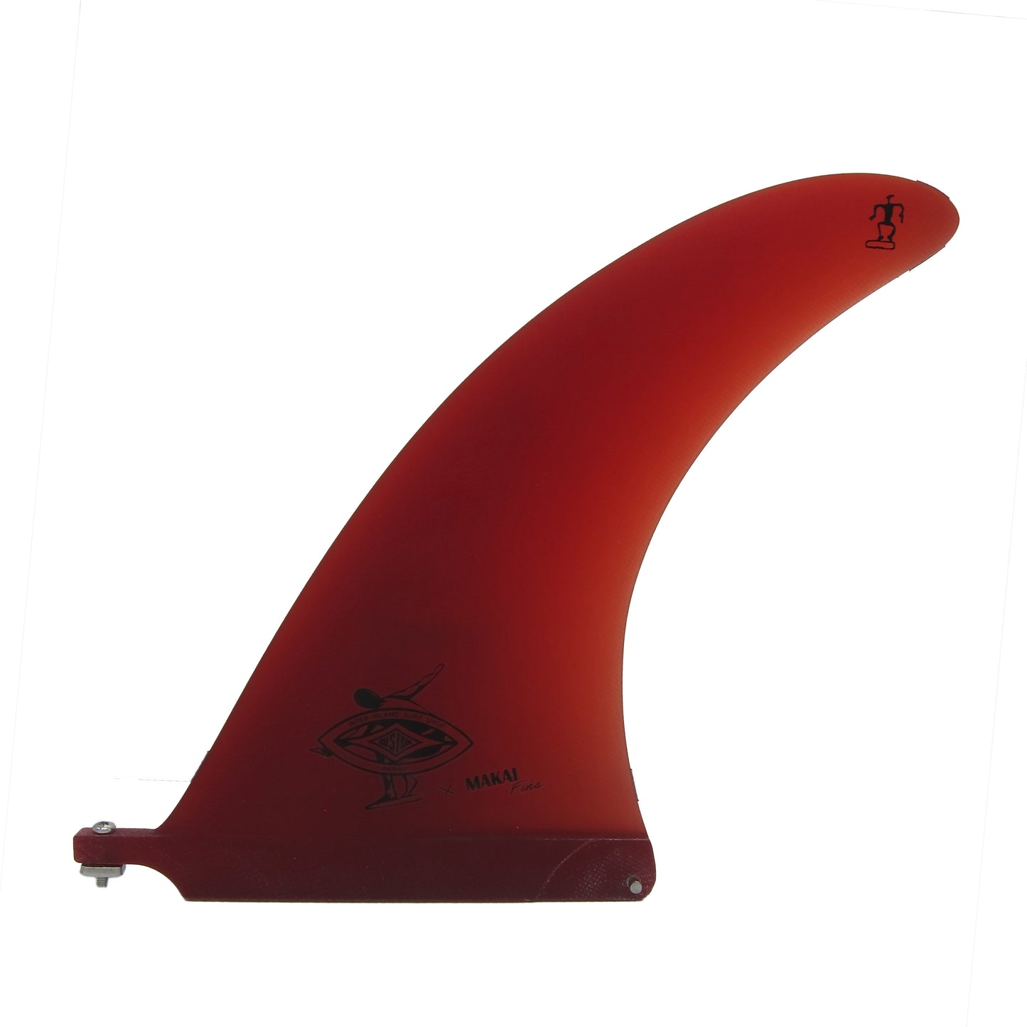 Single Fin The Lango 9"  - Wine Red