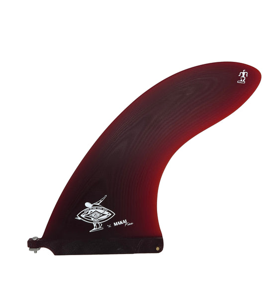 Single Fin Sparky 9.5" Wine Red