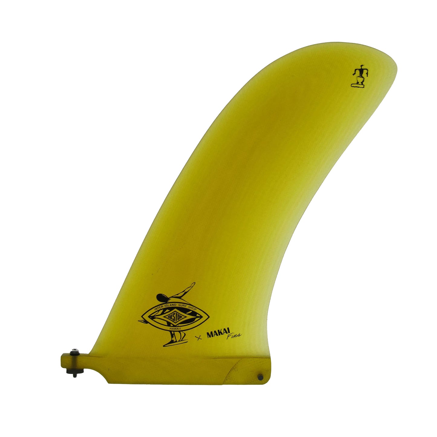 Come Back 9.5" Single Fin  - Yellow - Makai Fins