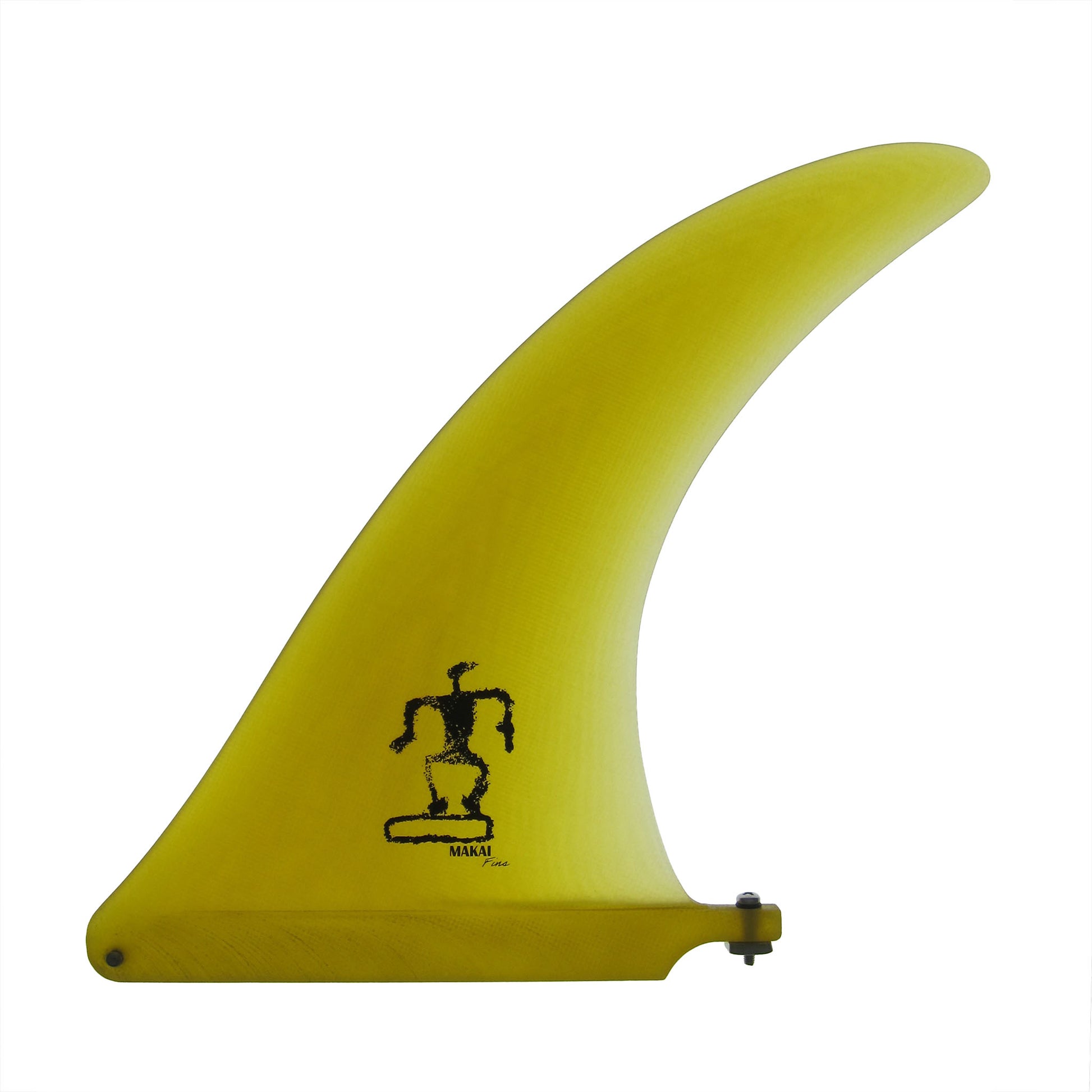 Cruiser 9.75" Single Fin - Yellow - Makai Fins