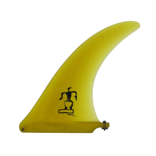 Cruiser 9" Single Fin - Yellow - Makai Fins