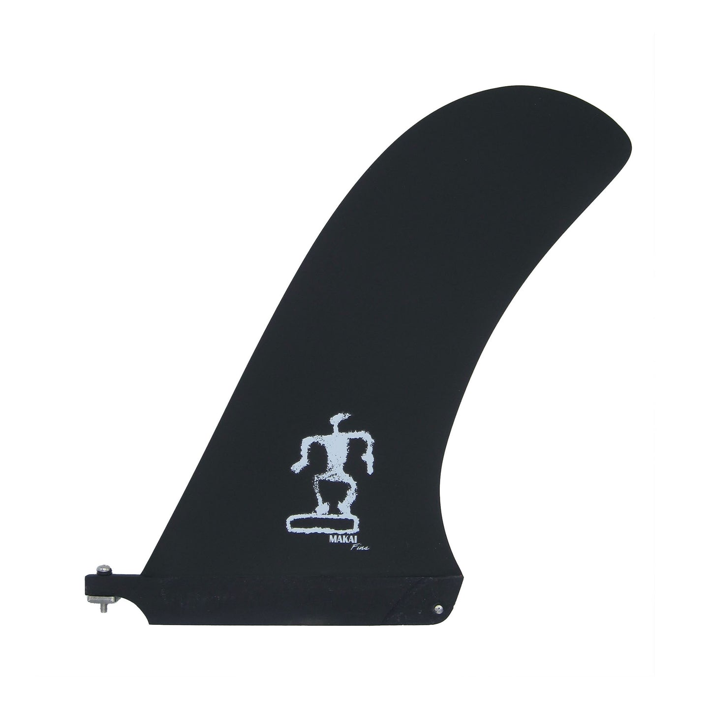 Fibe 9.45” Single Fin  - Black - Makai Fins