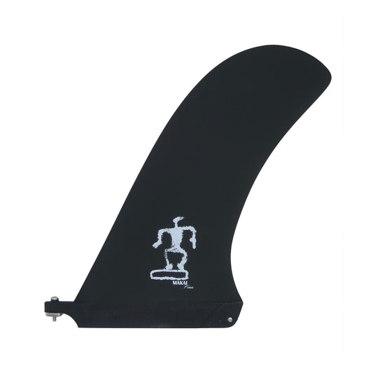 Fibe 9.45” Single Fin  - Black - Makai Fins