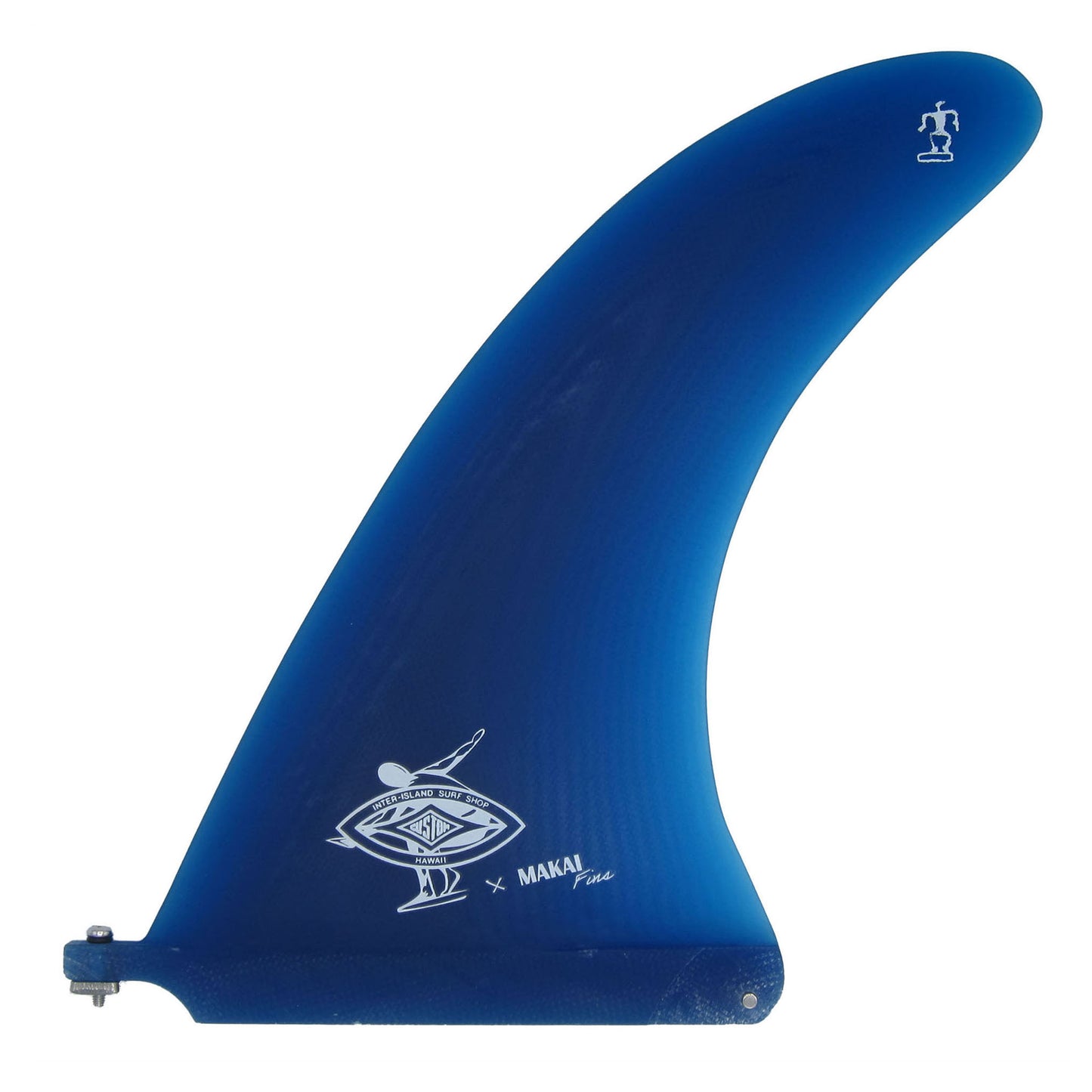 Hang Loose 10" Single Fin   - Deep Blue - Makai Fins