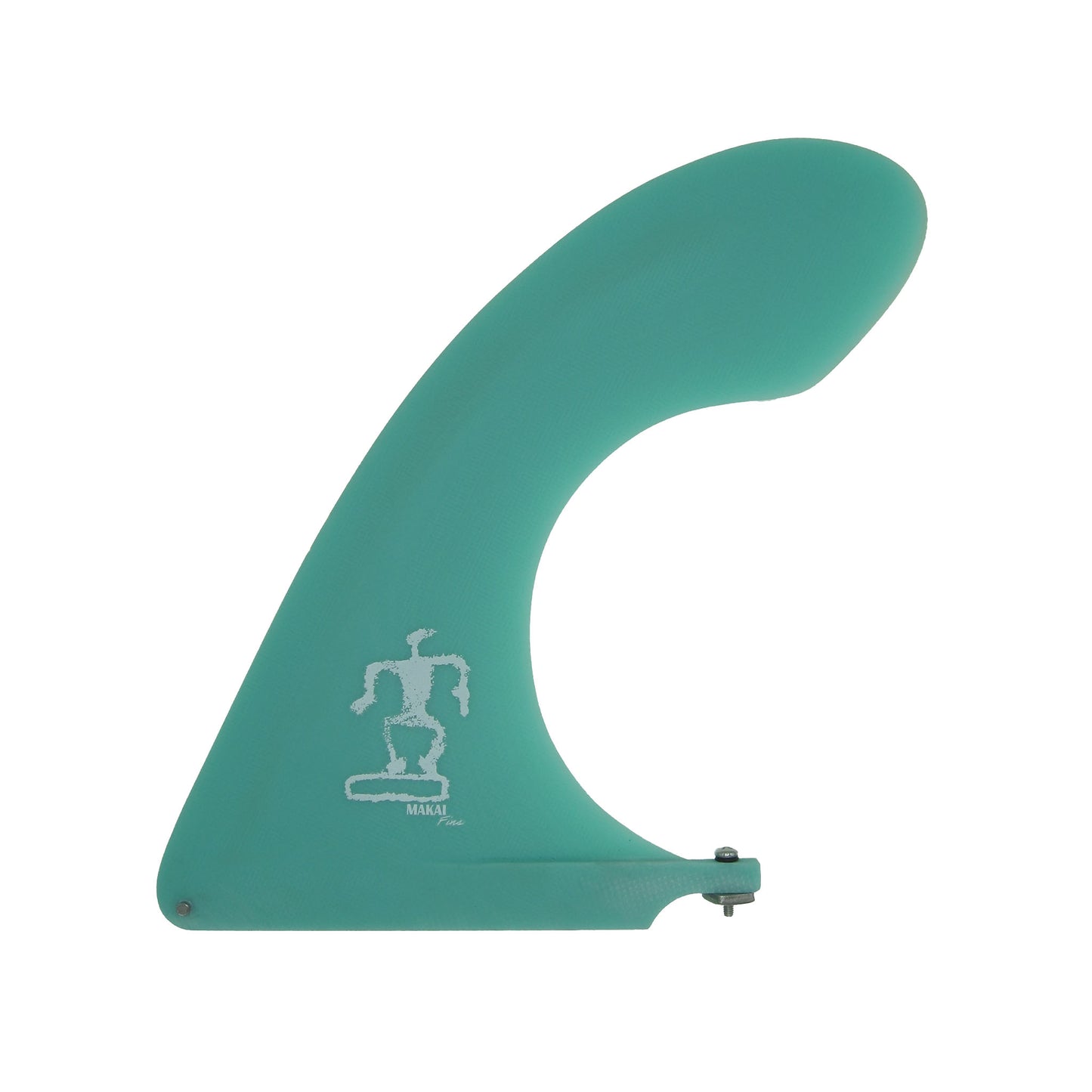 The Knob 9.5” Single Fin - Turquoise - Makai Fins