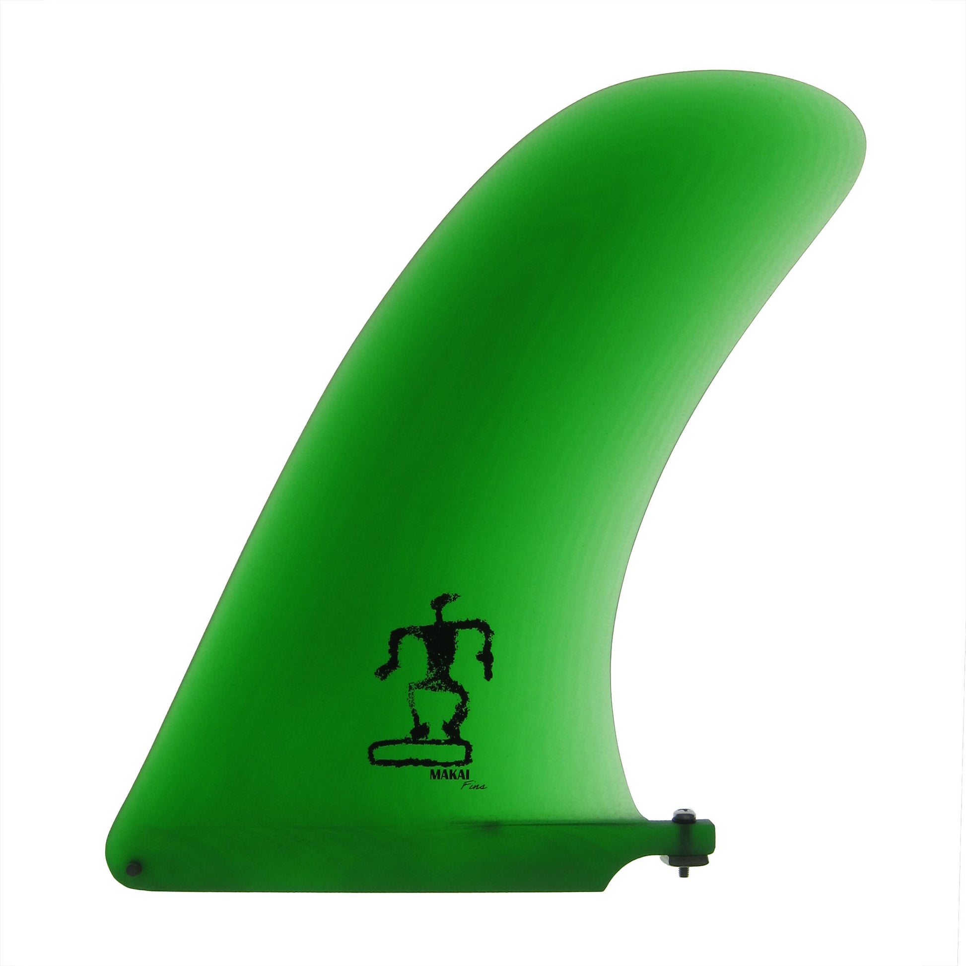 Pivotal 10" Single Fin - Emerald Green- Makai Fins