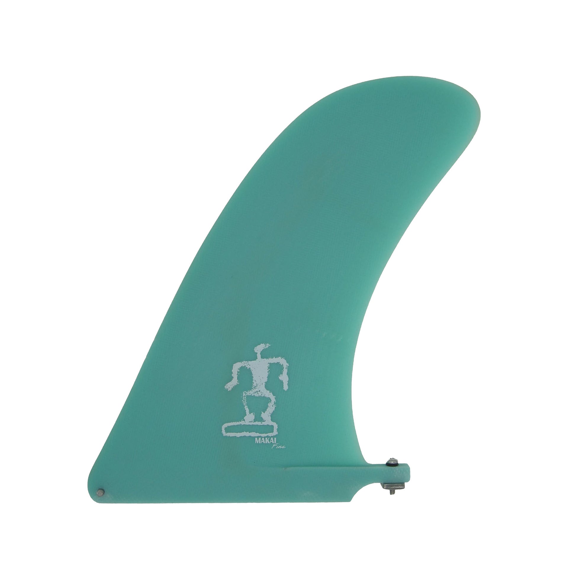 Pivotal 9.5" Single Fin - Turquoise - Makai Fins