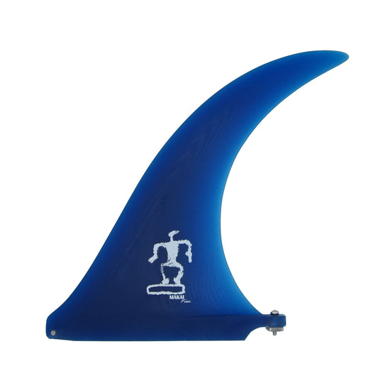 Sickle Flex 9.5" Single Fin - Deep Blue - Makai Fins