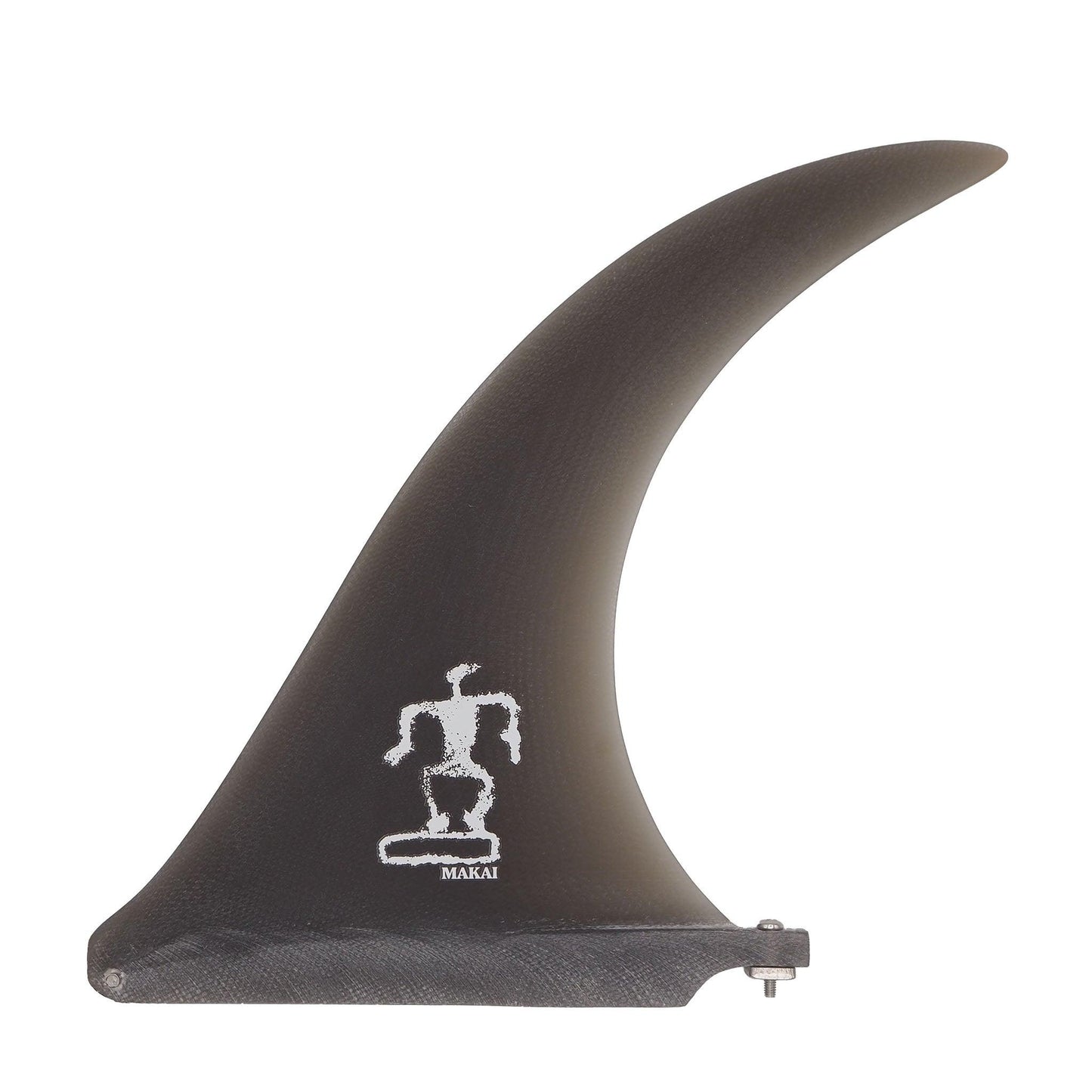 Sickle Flex 9.5" Single Fin - Smoke - Makai Fins