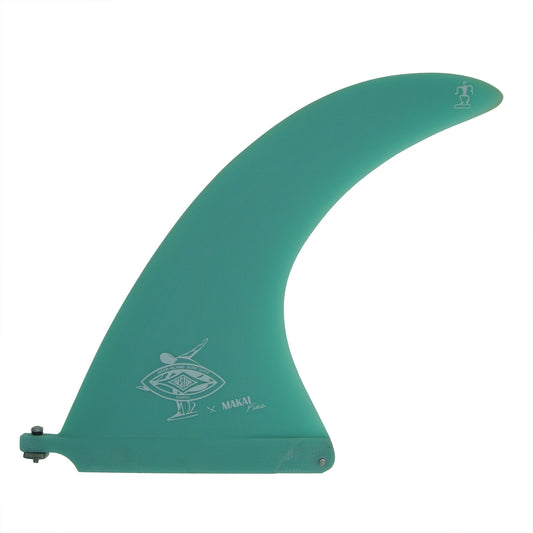 Single Fin Spark2 9"  - Turquoise - Makai Fins