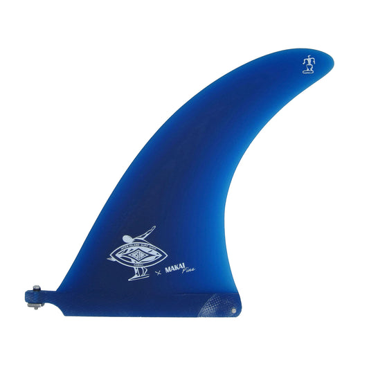 The Lango 9" Single Fin - Deep Blue - Makai Fins